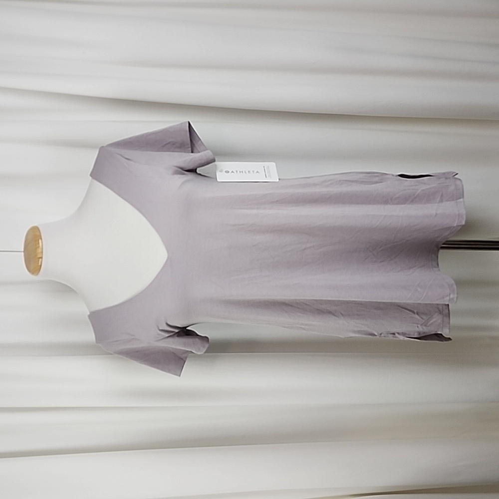 Athleta Essence Support Top Tinsel NWT Purple Size L